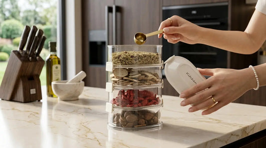 FreshLock™ Pantry Organizer – 4-Tier Airtight Storage Container 18057 Jars & Containers Shopizo