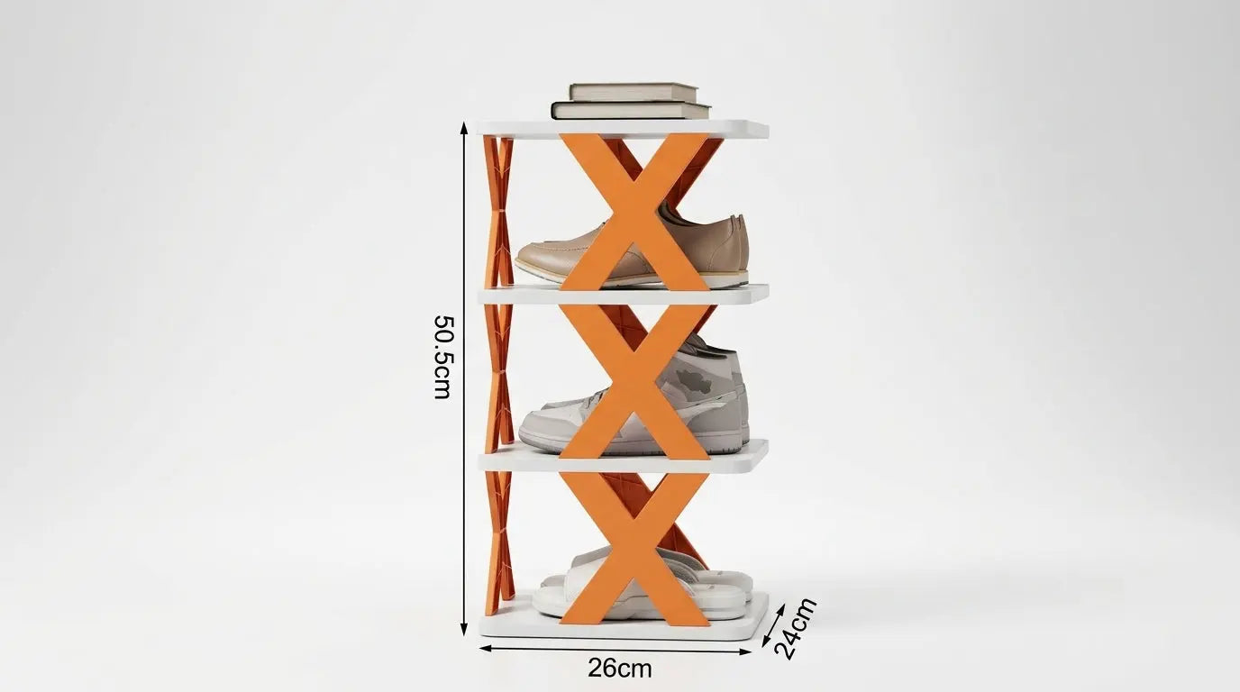 FlexRack™ Shoe Organizer – Modern Space Saving Shoe Rack 19288 Collapsible Shoe Racks  Shopizo
