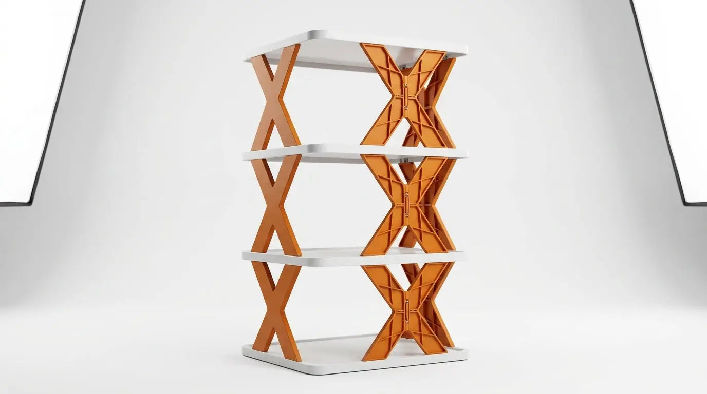 FlexRack™ Shoe Organizer – Modern Space Saving Shoe Rack 19288 Collapsible Shoe Racks  Shopizo
