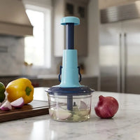 ChefSlice™ Turbo Chopper – Premium Manual Vegetable Chopper 18896 Manual Choppers & Chippers  Shopizo