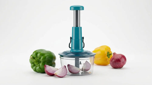 ChefSlice™ Turbo Chopper – Premium Manual Vegetable Chopper 18896 Manual Choppers & Chippers  Shopizo