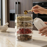 FreshLock™ Pantry Organizer – 4-Tier Airtight Storage Container 18057 Jars & Containers  Shopizo