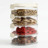 FreshLock™ Pantry Organizer – 4-Tier Airtight Storage Container 18057 Jars & Containers  Shopizo