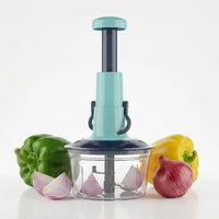 ChefSlice™ Turbo Chopper – Premium Manual Vegetable Chopper 18896 Manual Choppers & Chippers  Shopizo