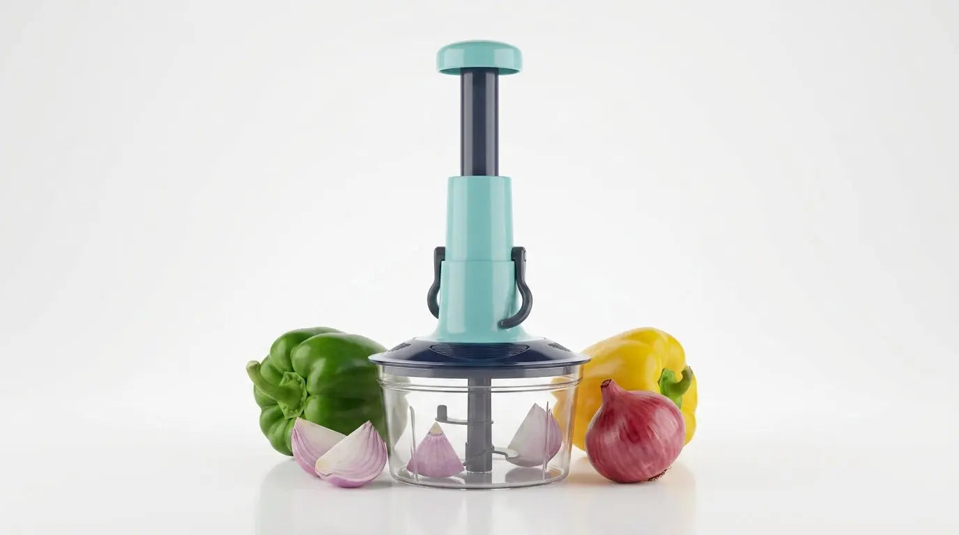ChefSlice™ Turbo Chopper – Premium Manual Vegetable Chopper 18896 Manual Choppers & Chippers  Shopizo