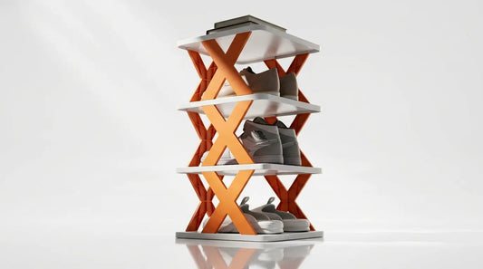 FlexRack™ Shoe Organizer – Modern Space Saving Shoe Rack 19288 Collapsible Shoe Racks  Shopizo