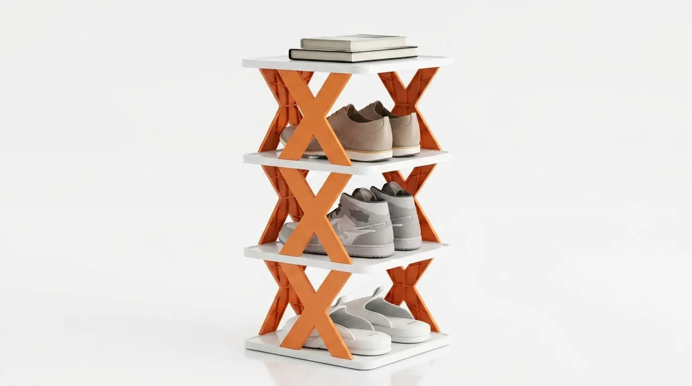 FlexRack™ Shoe Organizer – Modern Space Saving Shoe Rack 19288 Collapsible Shoe Racks  Shopizo